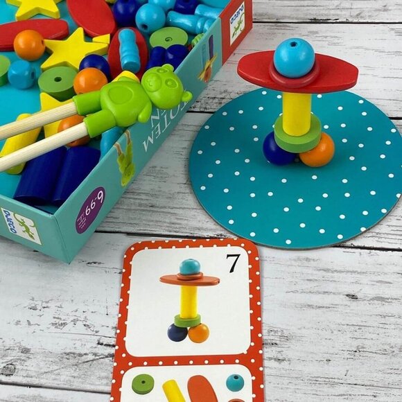 New Sealed Djeco Game Totem Zen-Balance, building & Chopsticks Skill Fun Game 🥢 - Picture 6 of 12